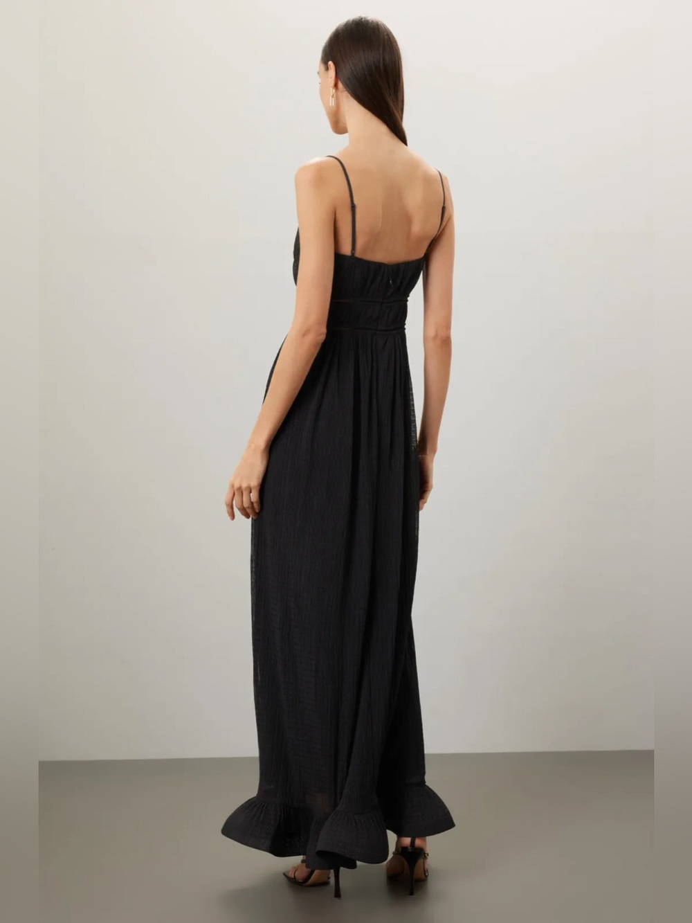 SIMKHAI Maude Bustier Gown Black New - Picture 2 of 16